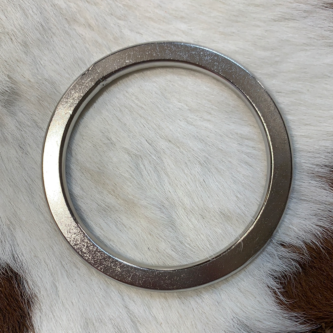 Flat Stainless Steel O Rings Panhandle Leather Co