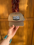 Panhandle Leather Cap