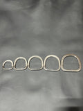 Flat Stainless Steel D-Rings