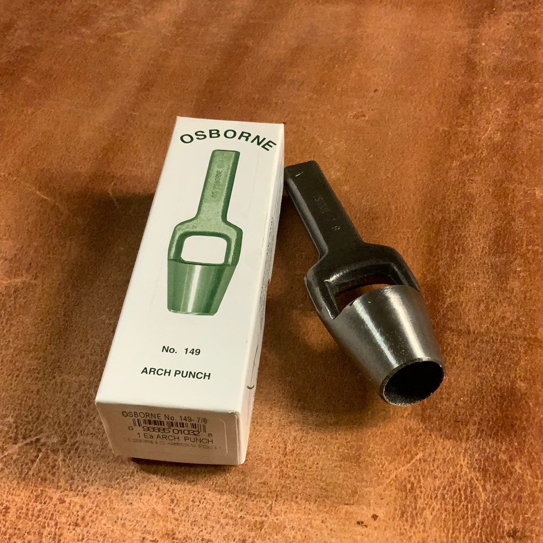 C.S. Osborne 149 Arch Punch 7/8 Panhandle Leather Co.