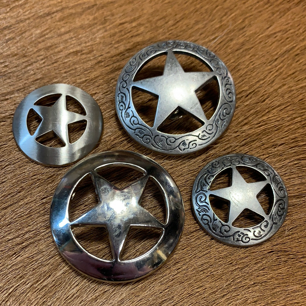 Star Conchos – Panhandle Leather Co.