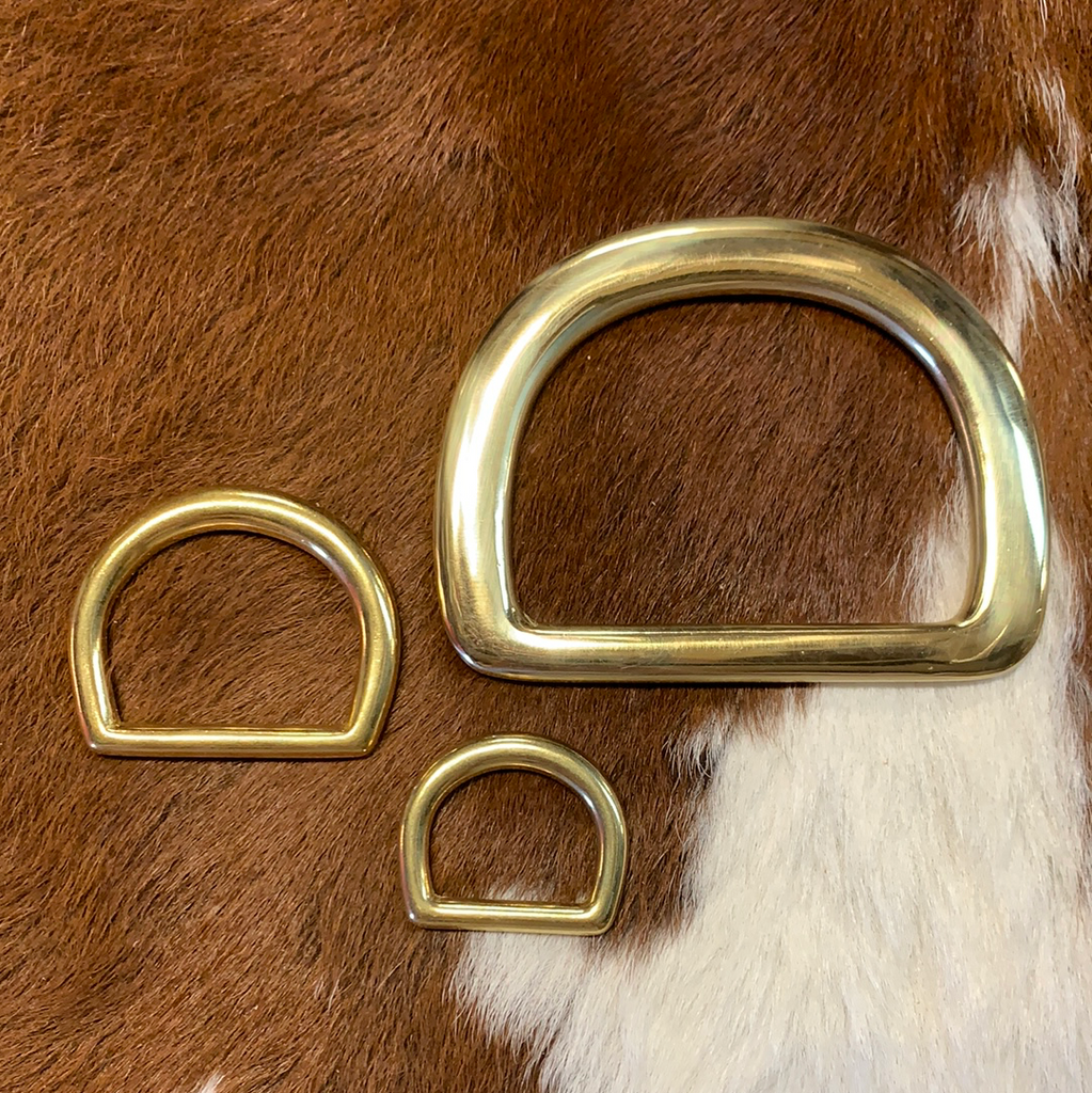 Solid Brass D-Rings