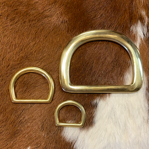 Solid Brass D Rings