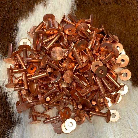 Copper Rivets & Burrs #8