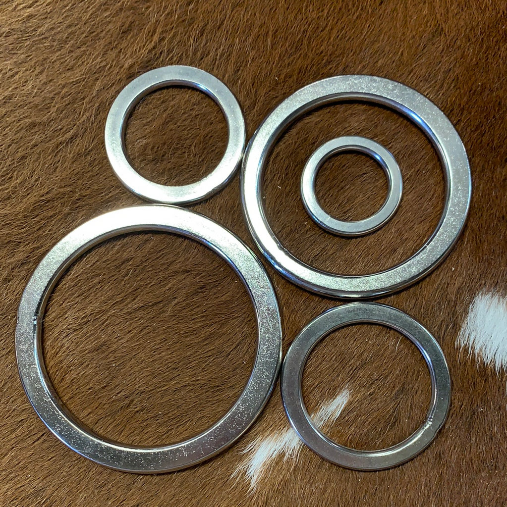 Flat Stainless Steel O-Rings